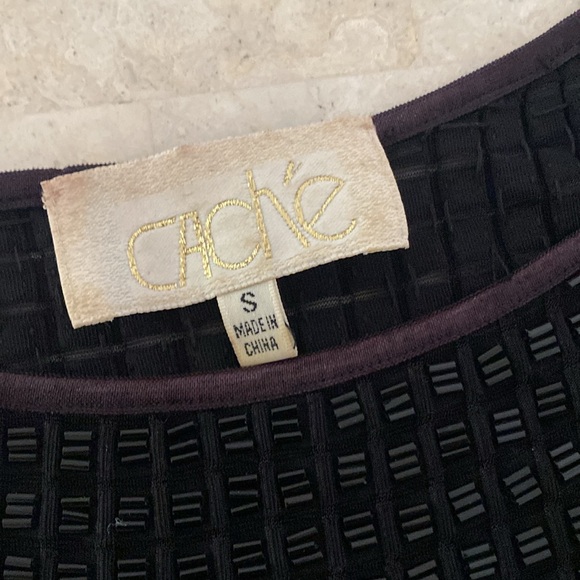 Cache Sequin Beaded y2k Going Out Top - Picture 3 of 5